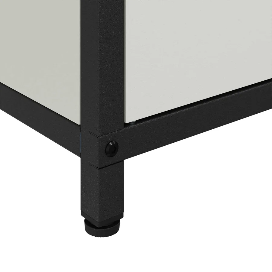 Rangement de cuisine HATTEM Blanc 90 x 50 x 53 cm Acier - 8