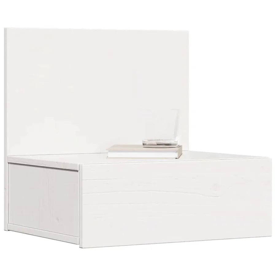 Table de chevet avec tiroir 2 pcs Blanc 42 x 32,5 x 40 cm - 3