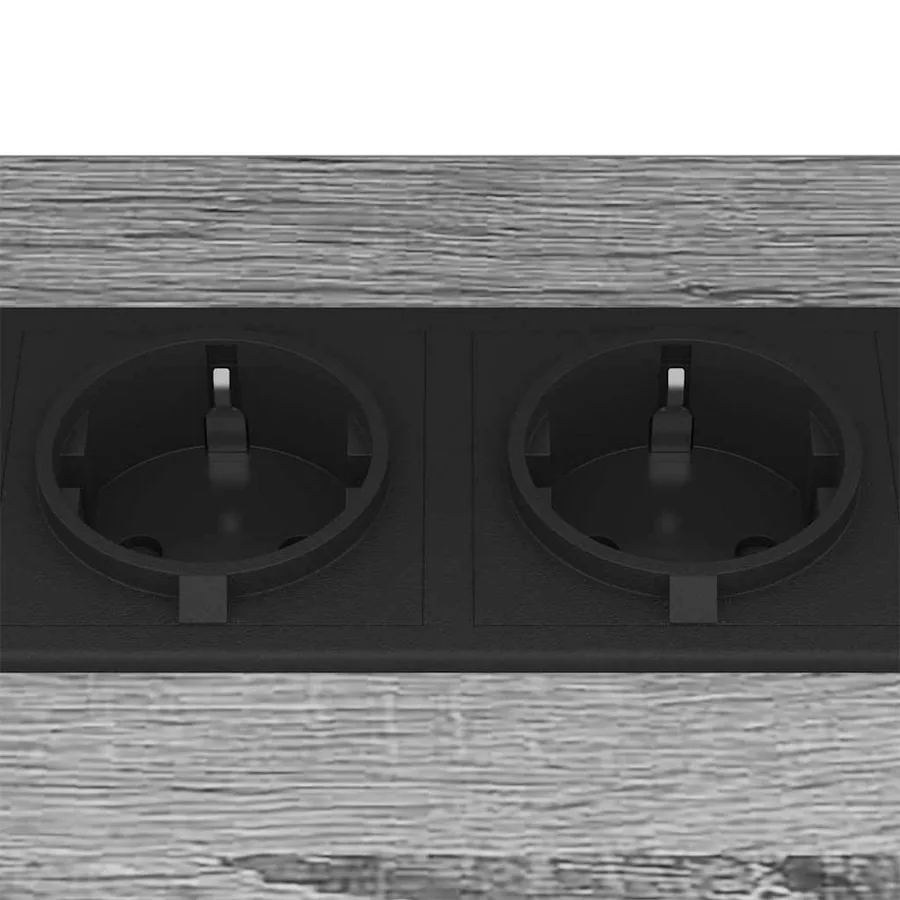 Cabinet de chevet 2 pcs Gris Sonoma 38 x 30 x 48 cm - 9