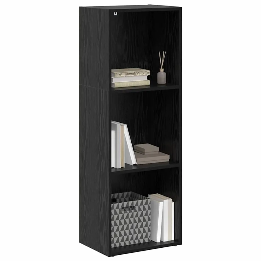 Étagère Chêne noir 40 x 30 x 114 cm Bois d'ingénierie - 3