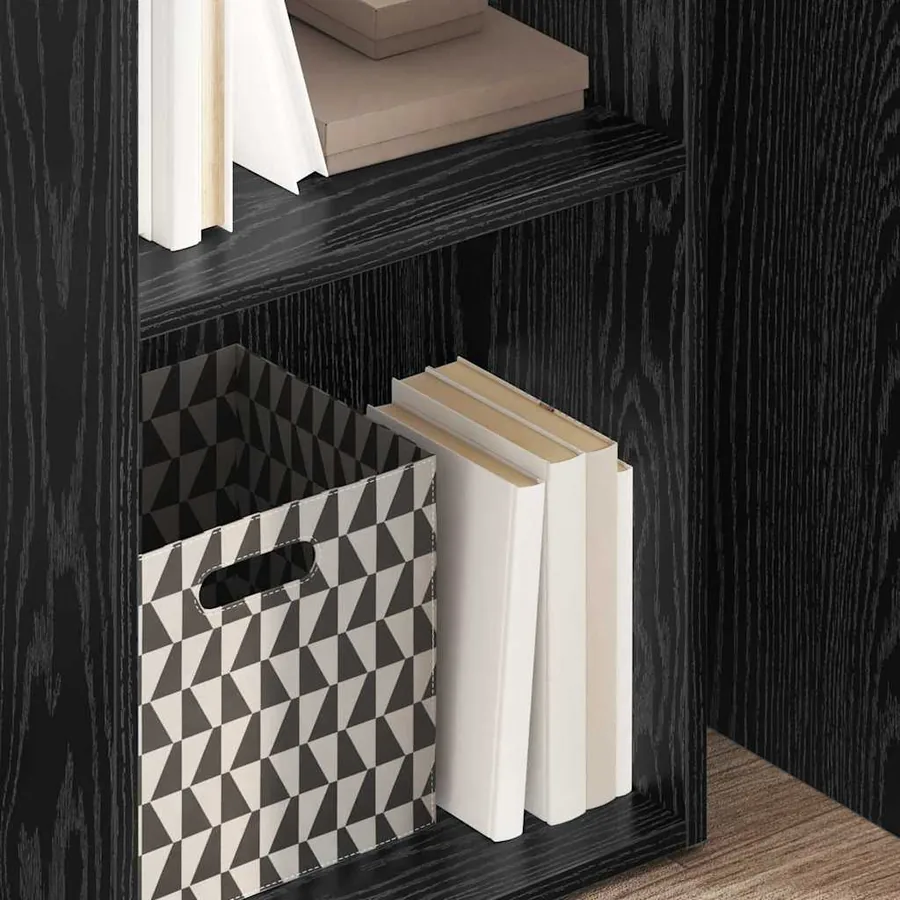 Étagère Chêne noir 40 x 30 x 114 cm Bois d'ingénierie - 4