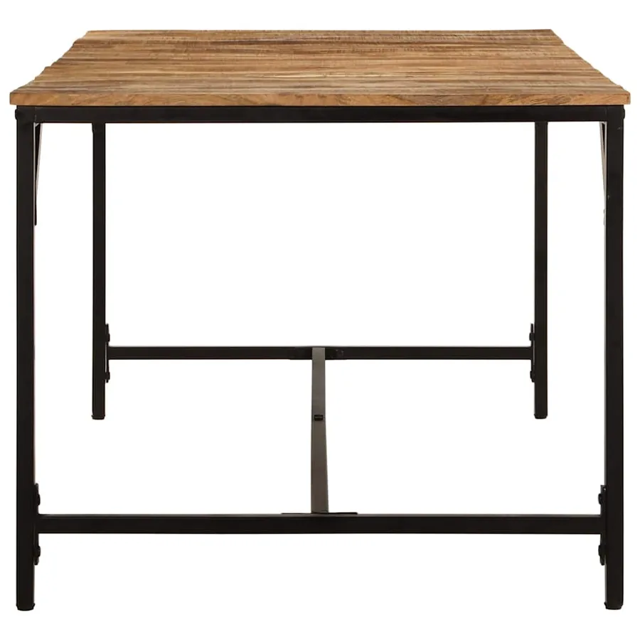 Table à manger 180x90x75 cm bois de manguier massif brut - 3