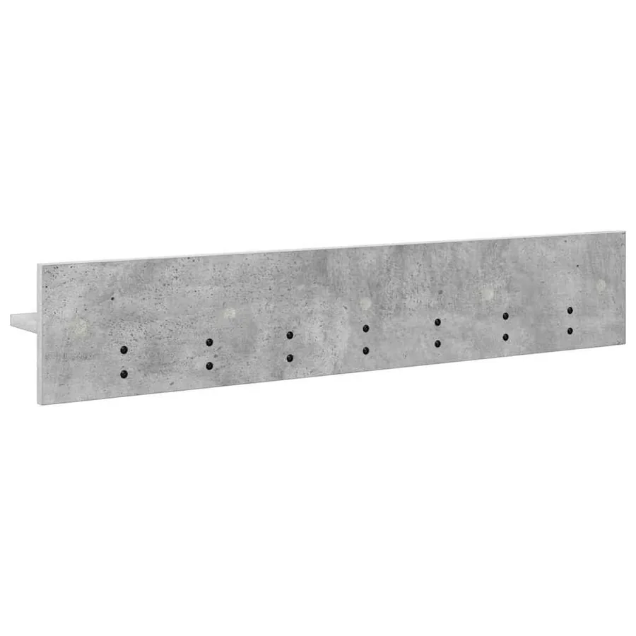 Porte-manteau mural Montage mural Gris béton 100 x 10,5 x 18 cm - 7
