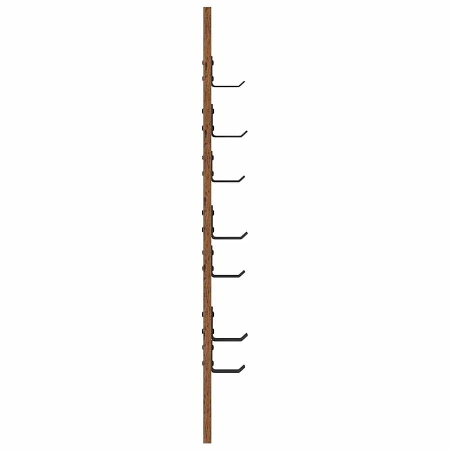 Porte-manteau mural Montage mural Bois ancien 30 x 1,5 x 80 cm - 6