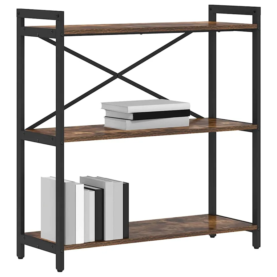 Étagère Chêne fumé 80 x 30 x 85 cm Bois d'ingénierie - 3