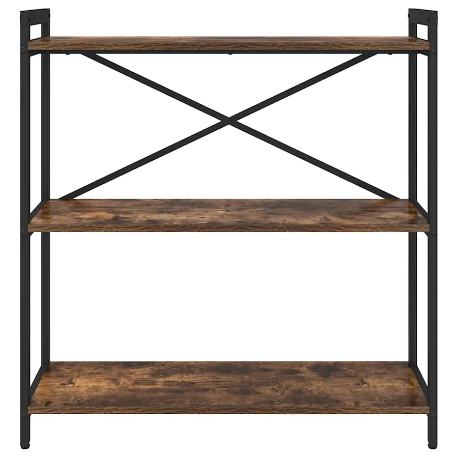 Étagère Chêne fumé 80 x 30 x 85 cm Bois d'ingénierie - 5