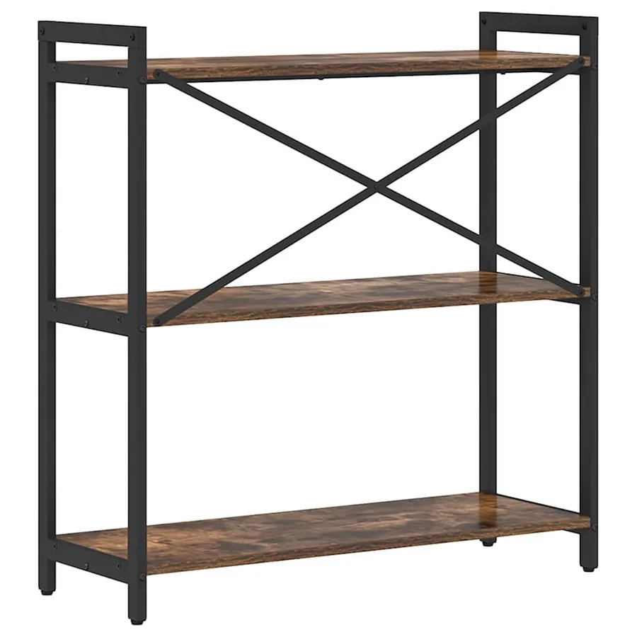 Étagère Chêne fumé 80 x 30 x 85 cm Bois d'ingénierie - 7