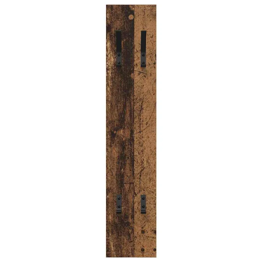 Porte-manteau mural Montage mural Bois ancien 20 x 1,5 x 100 cm - 5