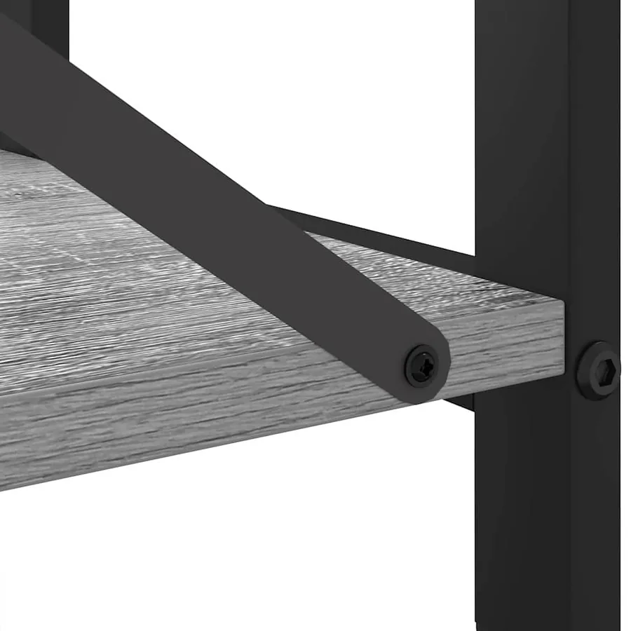 Étagère Sonoma gris 60 x 30 x 50 cm Bois d'ingénierie - 9