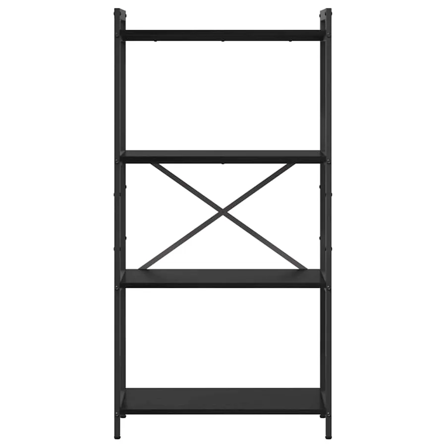 Étagère Chêne noir 60 x 30 x 120 cm Bois d'ingénierie - 5