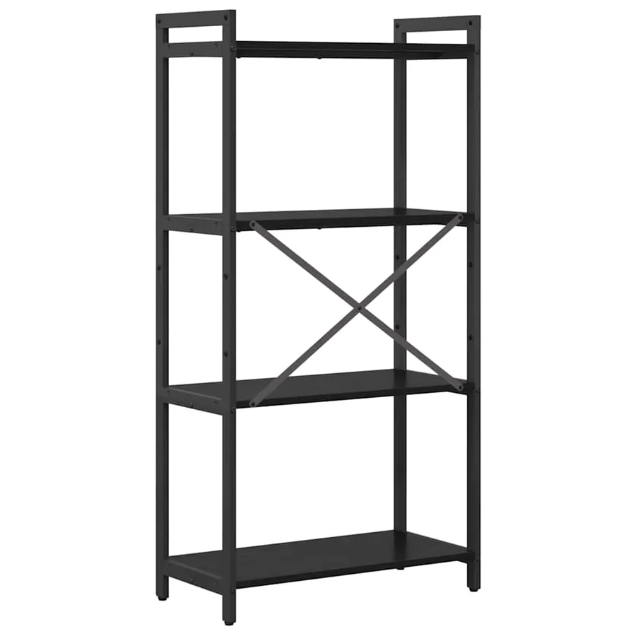 Étagère Chêne noir 60 x 30 x 120 cm Bois d'ingénierie - 7
