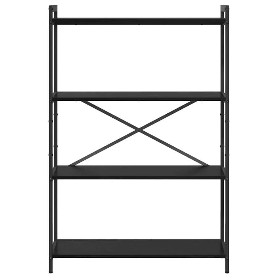 Étagère Chêne noir 80 x 30 x 120 cm Bois d'ingénierie - 5