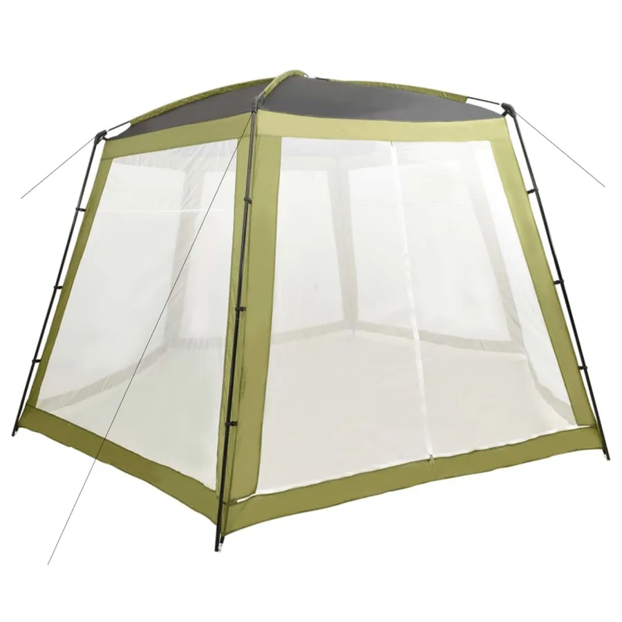 Tente de piscine Tissu 500x433x250 cm Vert