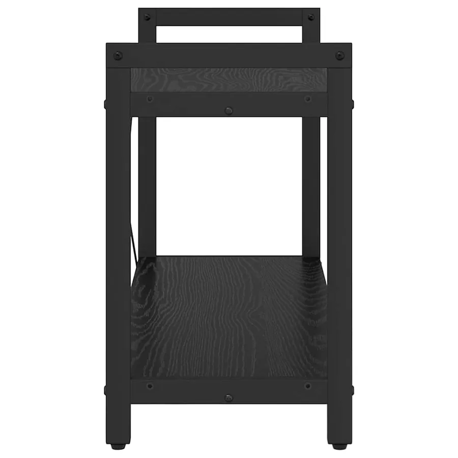 Étagère Chêne noir 80 x 30 x 50 cm Bois d'ingénierie - 6
