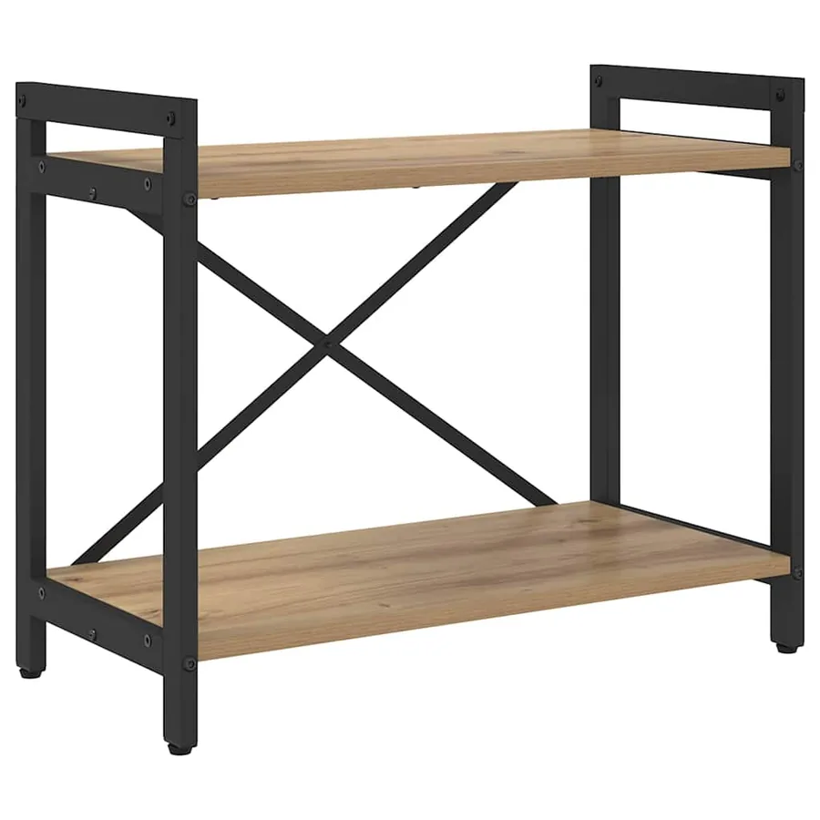 Étagère 60 x 30 x 50 cm Bois d'ingénierie Chêne artisanal - 2