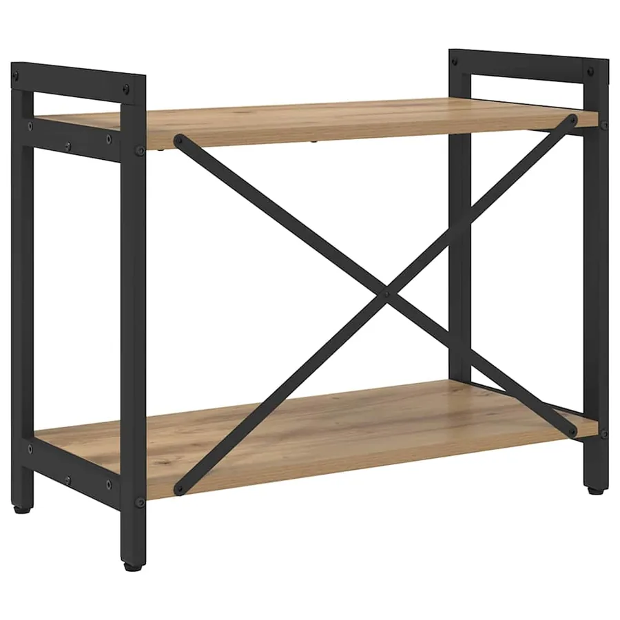 Étagère 60 x 30 x 50 cm Bois d'ingénierie Chêne artisanal - 7