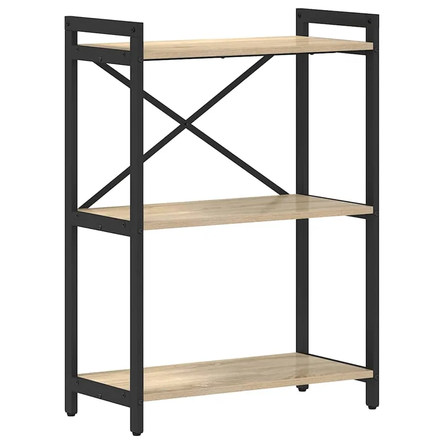Étagère Chêne Sonoma 60 x 30 x 85 cm Bois d'ingénierie - 2