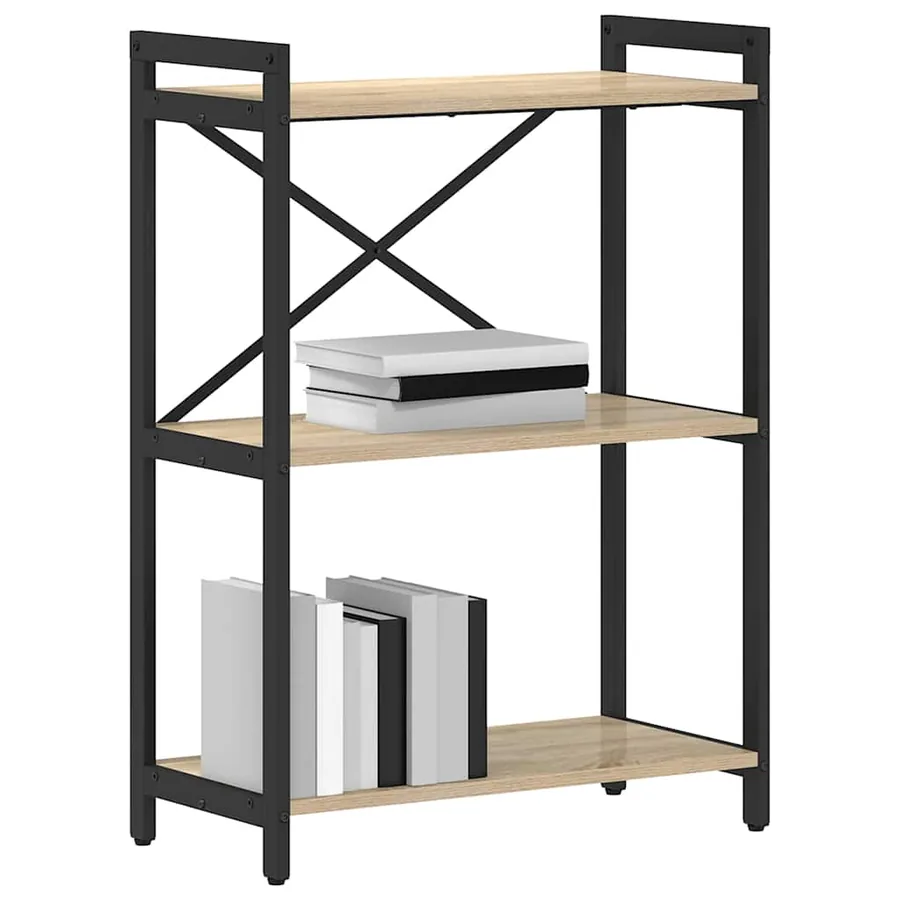 Étagère Chêne Sonoma 60 x 30 x 85 cm Bois d'ingénierie - 3