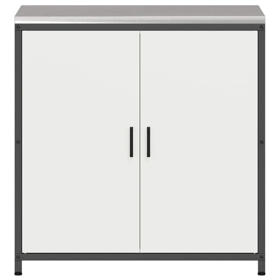 Rangement de cuisine HATTEM Blanc 90 x 50 x 92 cm Acier - 7