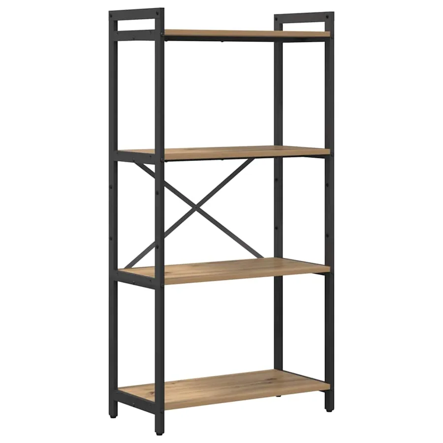Étagère 60 x 30 x 120 cm Bois d'ingénierie Chêne artisanal - 2