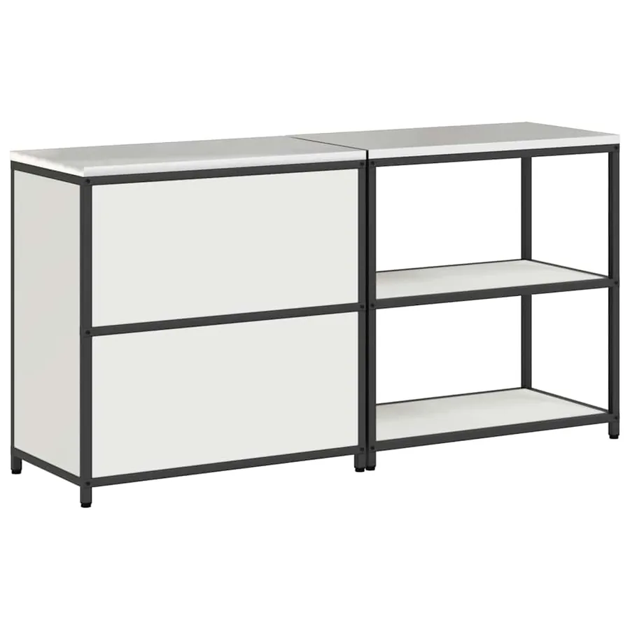 Ensemble de rangement cuisine HATTEM 2 pcs Blanc - 11