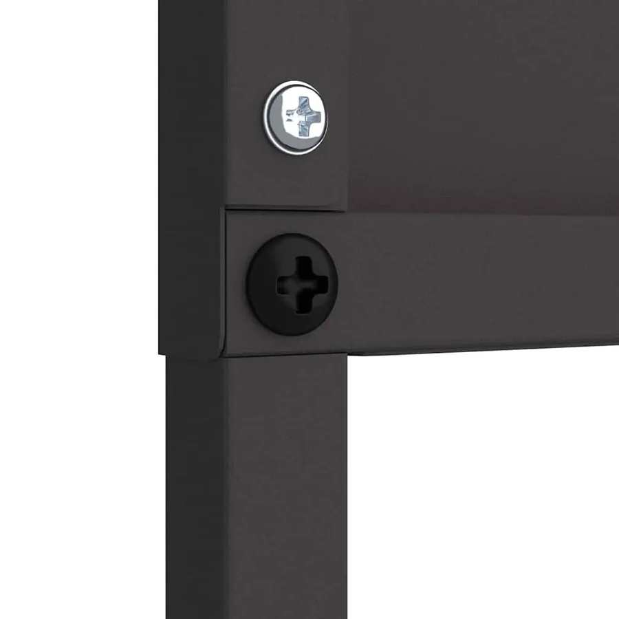 Écran de confidentialité de jardin Fretwork Noir 50 x 140 cm - 12