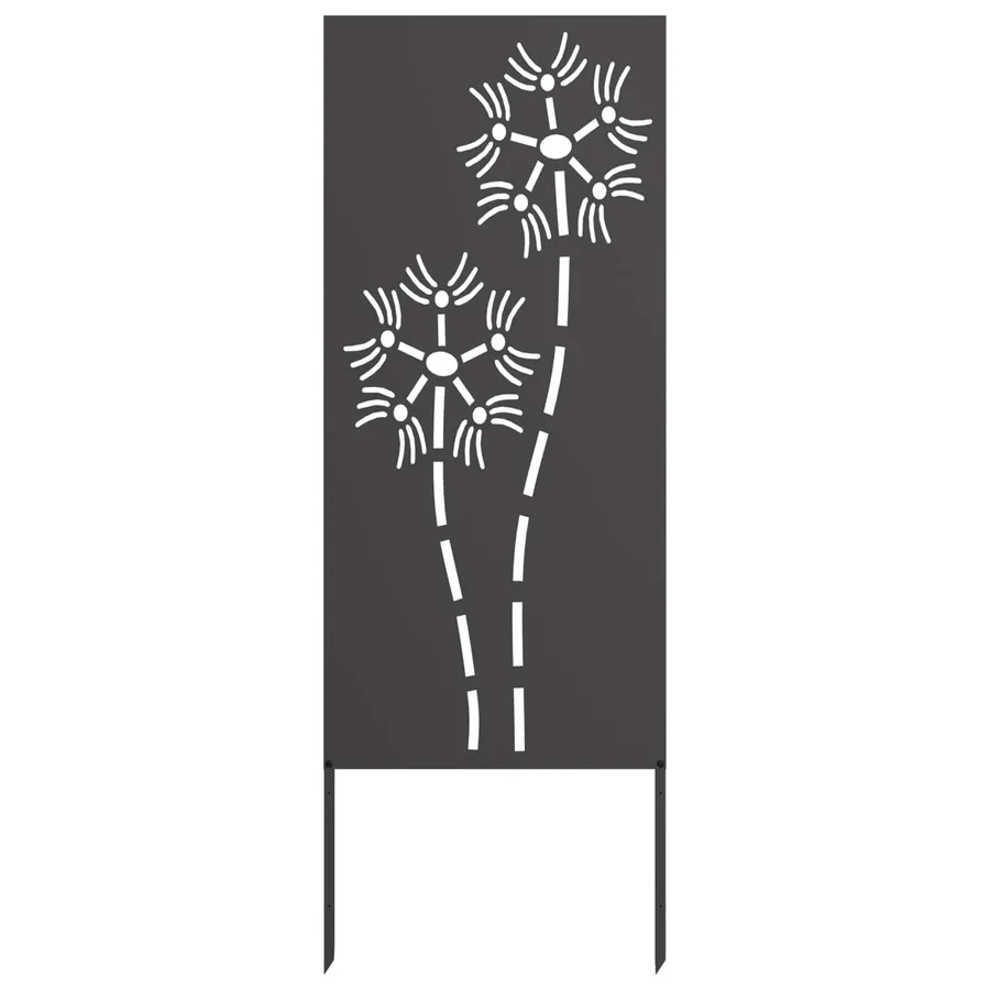 Écran de confidentialité de jardin Fretwork Noir 50 x 140 cm - 4