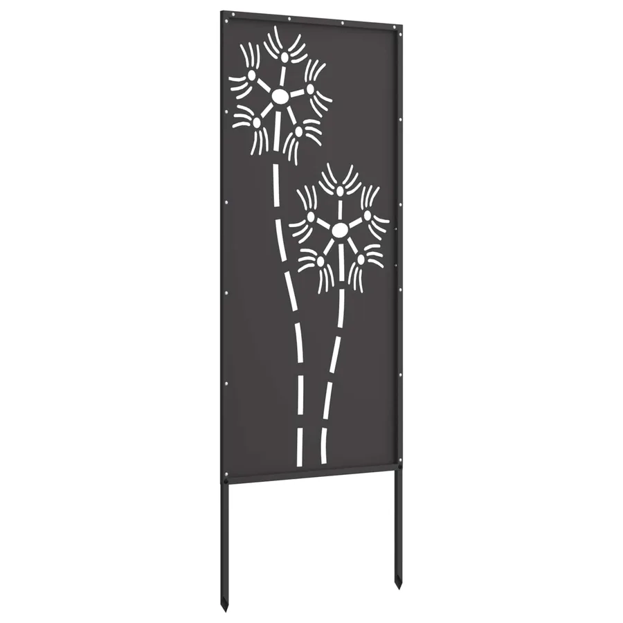 Écran de confidentialité de jardin Fretwork Noir 50 x 140 cm - 8