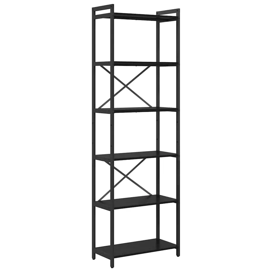 Étagère Chêne noir 60 x 30 x 189,5 cm Bois d'ingénierie - 2