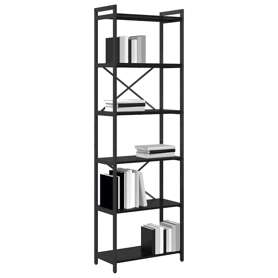 Étagère Chêne noir 60 x 30 x 189,5 cm Bois d'ingénierie - 3