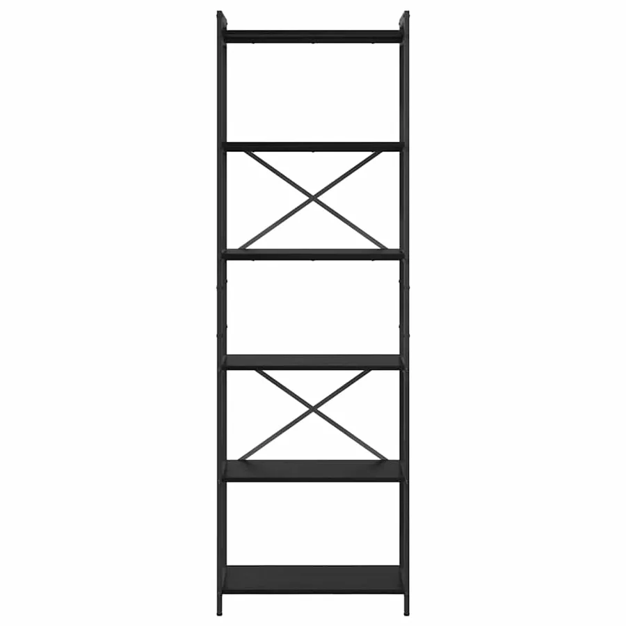 Étagère Chêne noir 60 x 30 x 189,5 cm Bois d'ingénierie - 5