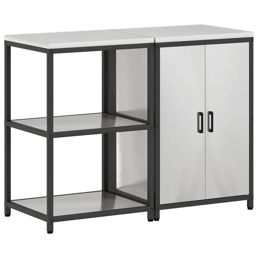 Ensemble de rangement cuisine HATTEM 2 pcs Argenté - 2
