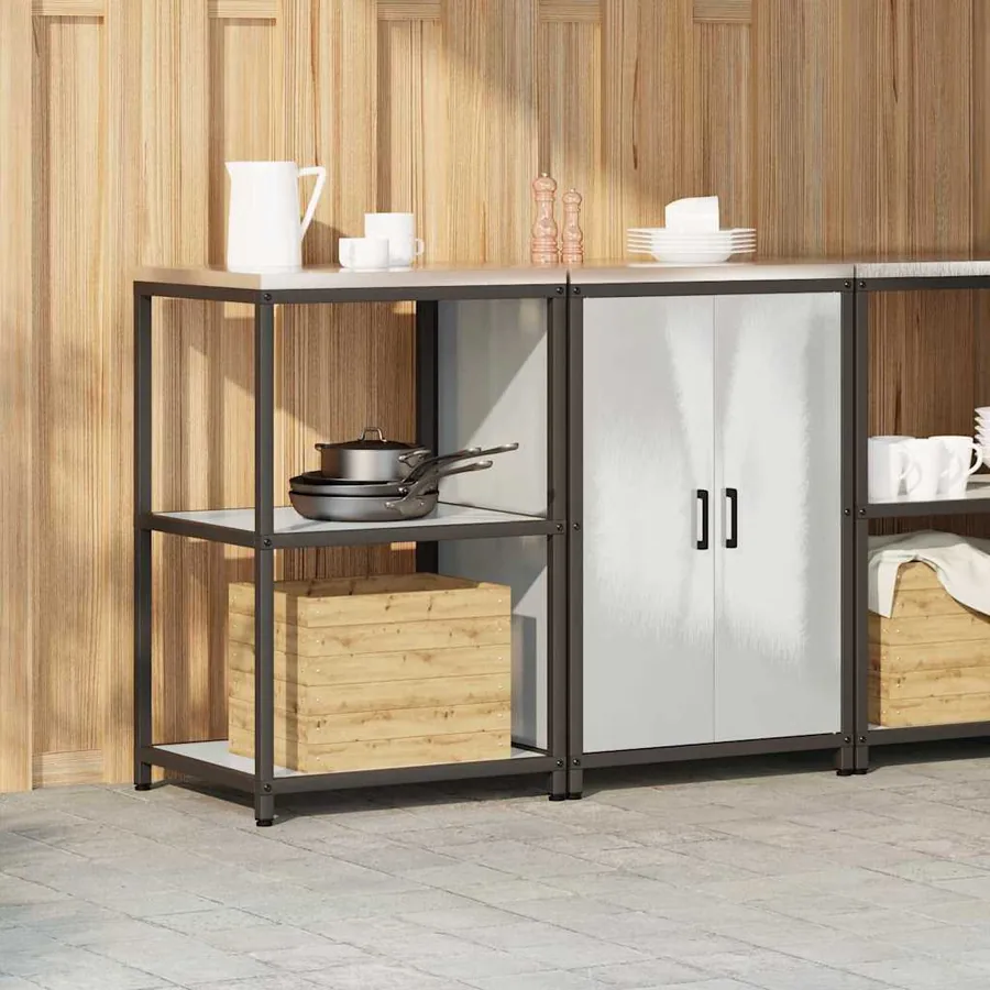 Ensemble de rangement cuisine HATTEM 2 pcs Argenté - 4