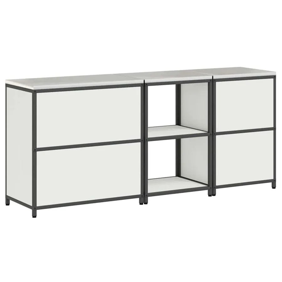 Ensemble de rangement cuisine HATTEM 3 pcs Blanc - 12