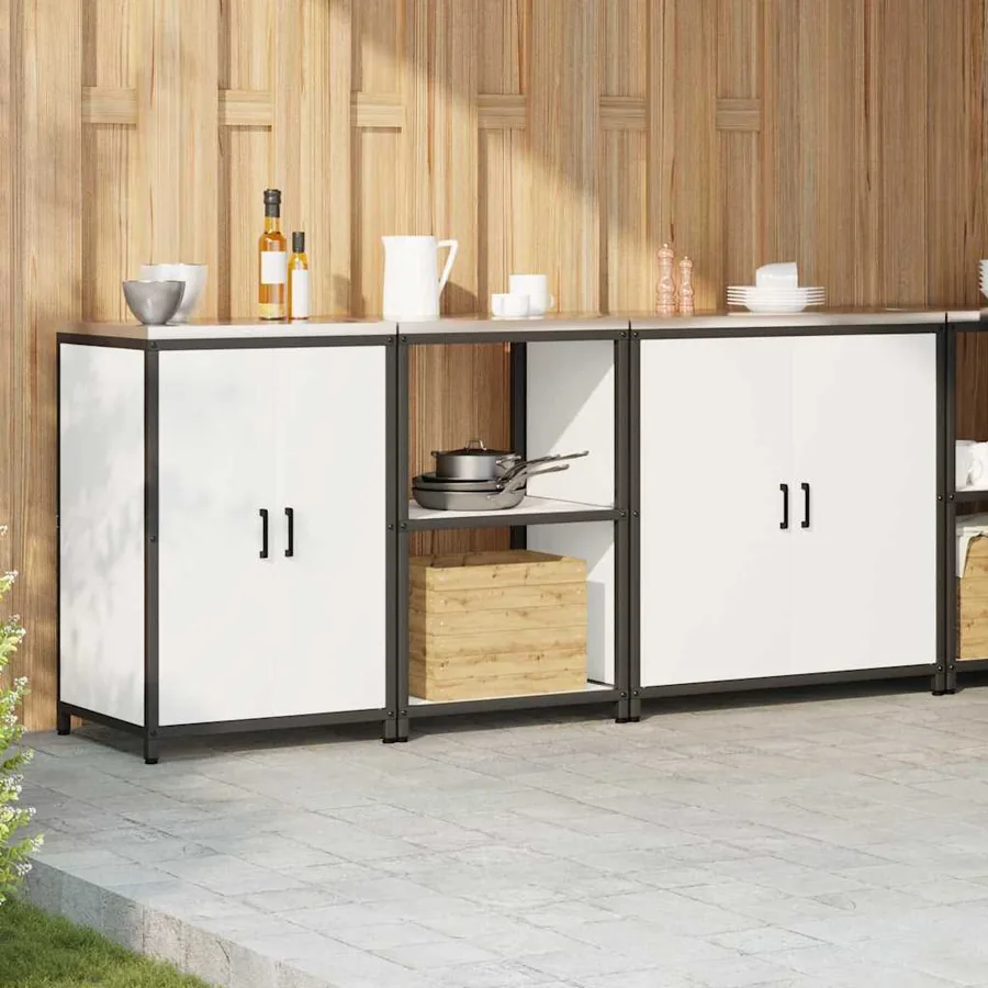 Ensemble de rangement cuisine HATTEM 3 pcs Blanc - 4
