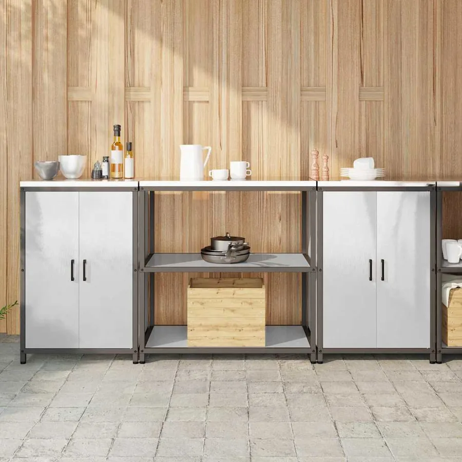 Ensemble de rangement cuisine HATTEM 3 pcs Argenté