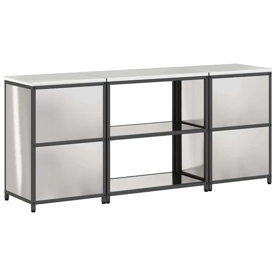 Ensemble de rangement cuisine HATTEM 3 pcs Argenté - 12