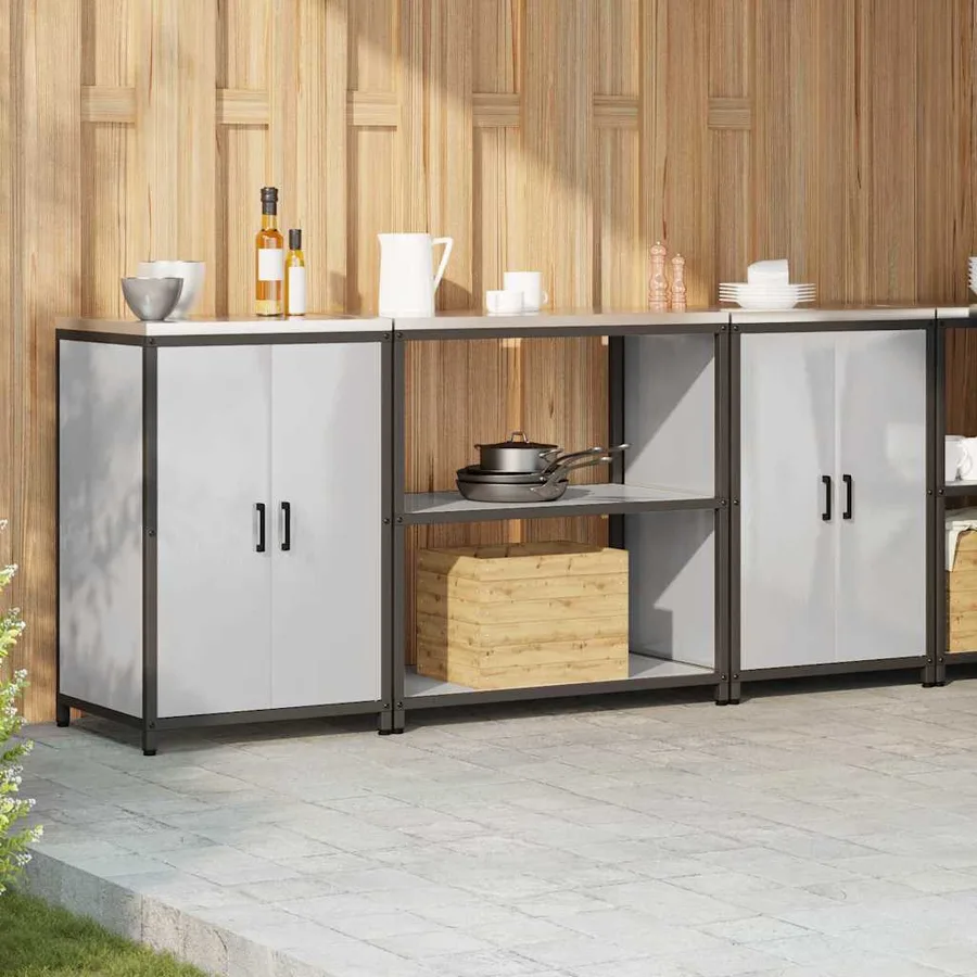 Ensemble de rangement cuisine HATTEM 3 pcs Argenté - 4