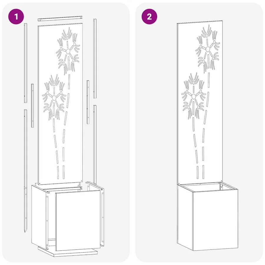 Écran de confidentialité de jardin Anthracite 32 x 150 cm - 9