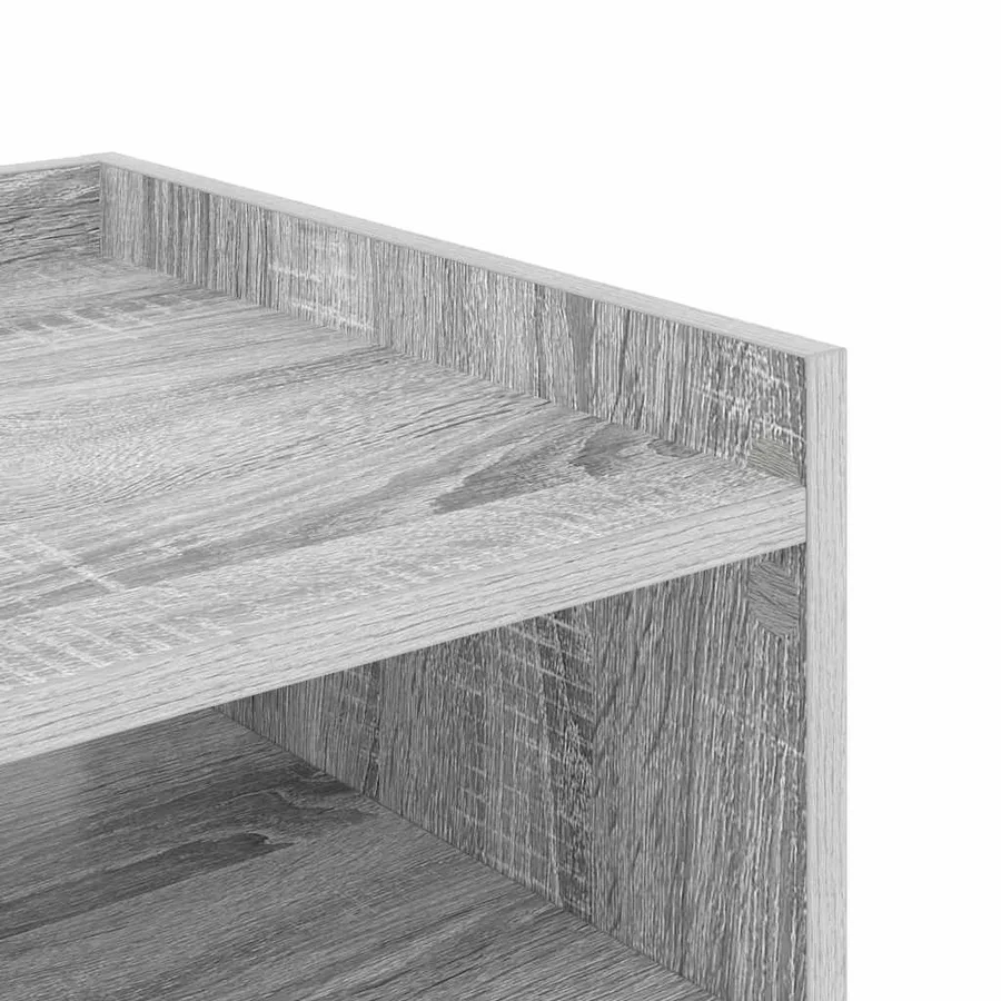 Cabinet de chevet 2 pcs Gris Sonoma 40 x 40 x 61 cm - 8