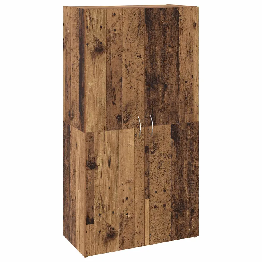 Cabinet de Bureau Bois ancien 60 x 32 x 115 cm - 2