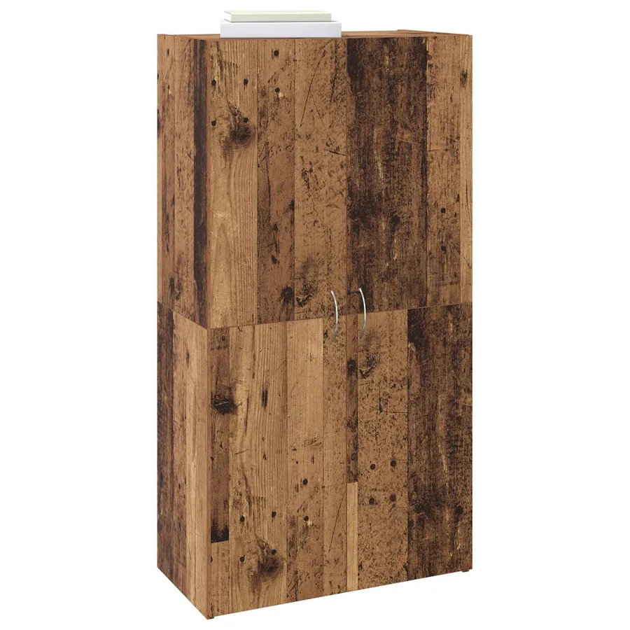 Cabinet de Bureau Bois ancien 60 x 32 x 115 cm - 3
