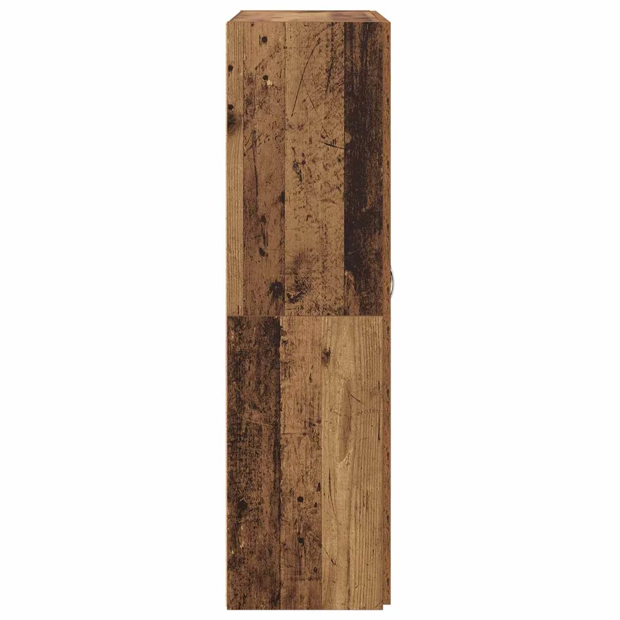 Cabinet de Bureau Bois ancien 60 x 32 x 115 cm - 7