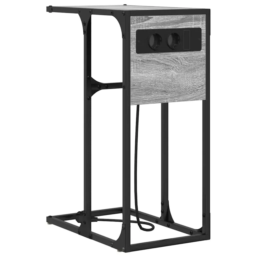 Cabinet de chevet Gris Sonoma 41,5 x 26 x 60,5 cm - 2