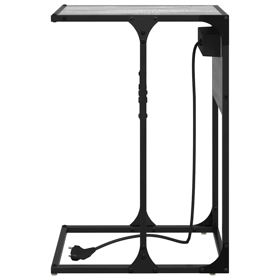 Cabinet de chevet Gris Sonoma 41,5 x 26 x 60,5 cm - 7