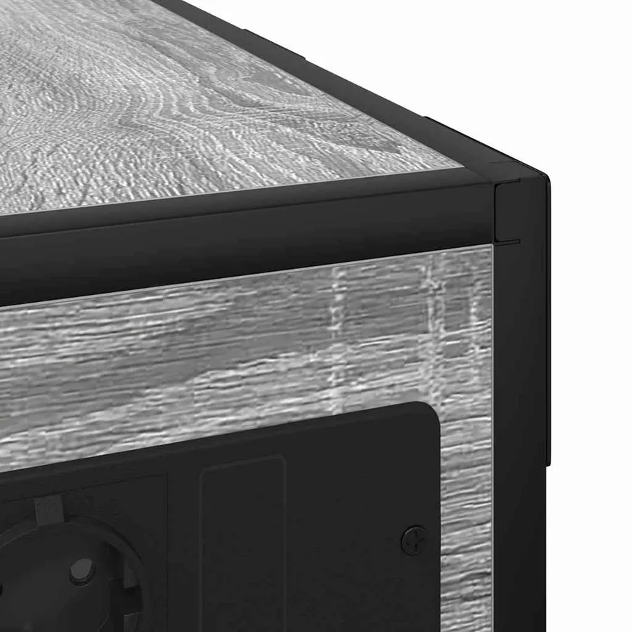 Cabinet de chevet Gris Sonoma 41,5 x 26 x 60,5 cm - 9