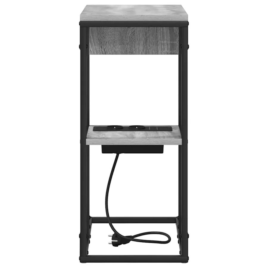 Cabinet de chevet Gris Sonoma 41,5 x 26 x 60,5 cm - 6