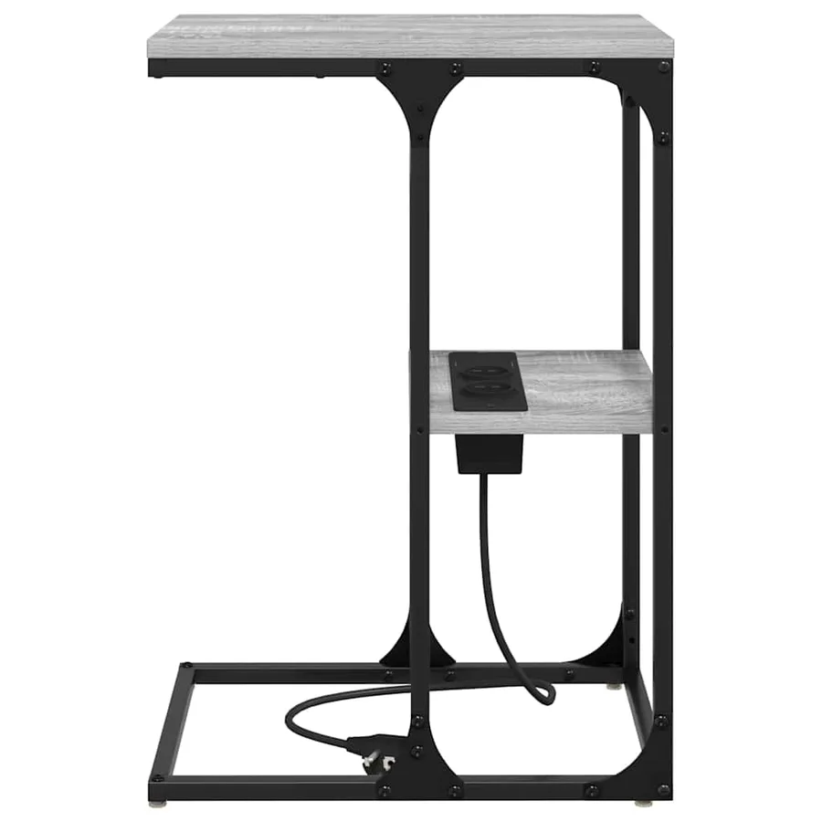 Cabinet de chevet Gris Sonoma 41,5 x 26 x 60,5 cm - 7