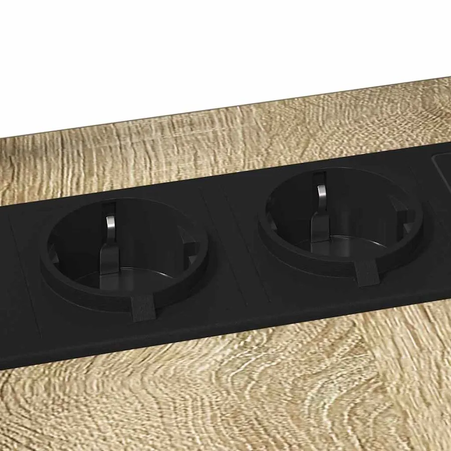 Cabinet de chevet Chêne Sonoma 41,5 x 26 x 60,5 cm - 10
