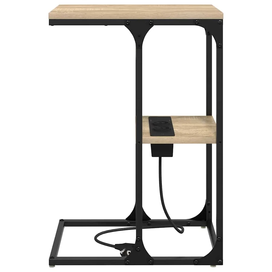 Cabinet de chevet Chêne Sonoma 41,5 x 26 x 60,5 cm - 7